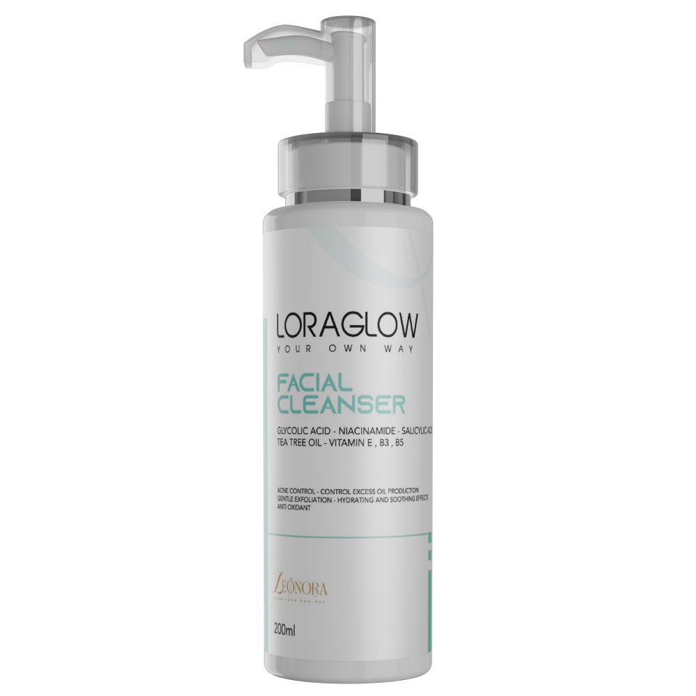 Loraglow facial cleanser
