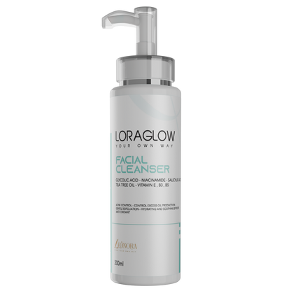 Loraglow facial cleanser
