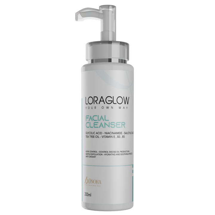 Loraglow facial cleanser